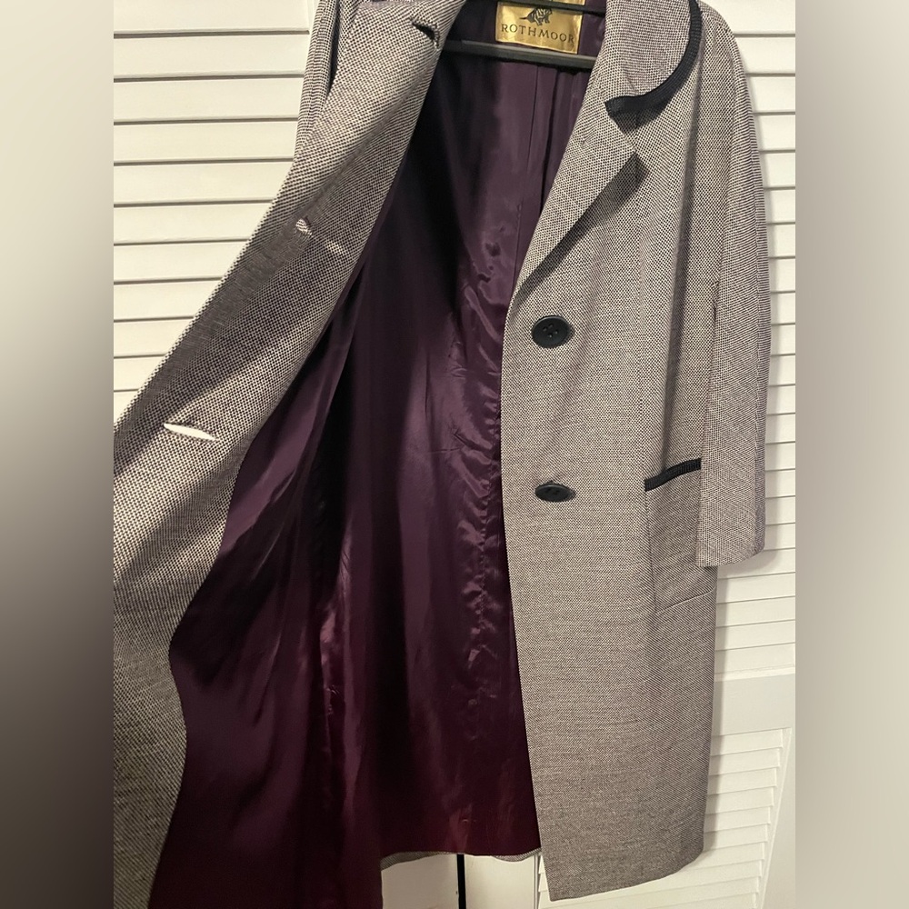 Beautiful vintage Rothmoor 3/4 sleeve coat - Picture 7 of 8